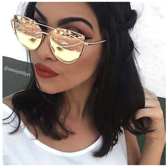 LAST BUNDLE🔥Round & Cateye Mirrored Sunglasses - Picture 8 of 8